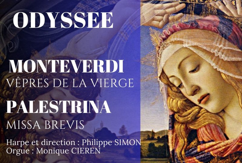 Concert : Les Vêpres de la Vierge de Monteverdi, Choeur Odyssée à Bonlieu-sur-Roubion - 0