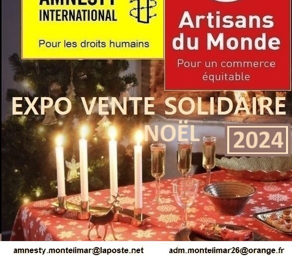 Exposition-vente par Amnesty International et Artisans du Monde à Montélimar - 0