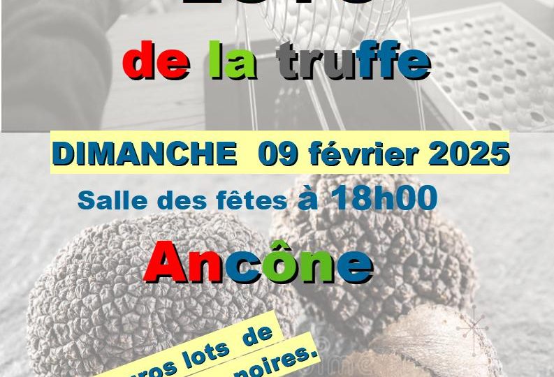 Loto Spécial Truffes de l’association Ancône Culture et Patrimoine à Ancône - 0