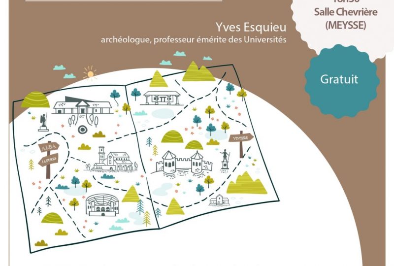 Conférence „Autour d’Alba et de Viviers, premiers témoignages du christianisme en Ardèche“ par Yves Esquieu à Meysse - 0