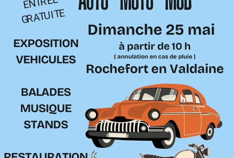 2ème rassemblement retro automobiles – motos – mobylettes à Rochefort-en-Valdaine - 0