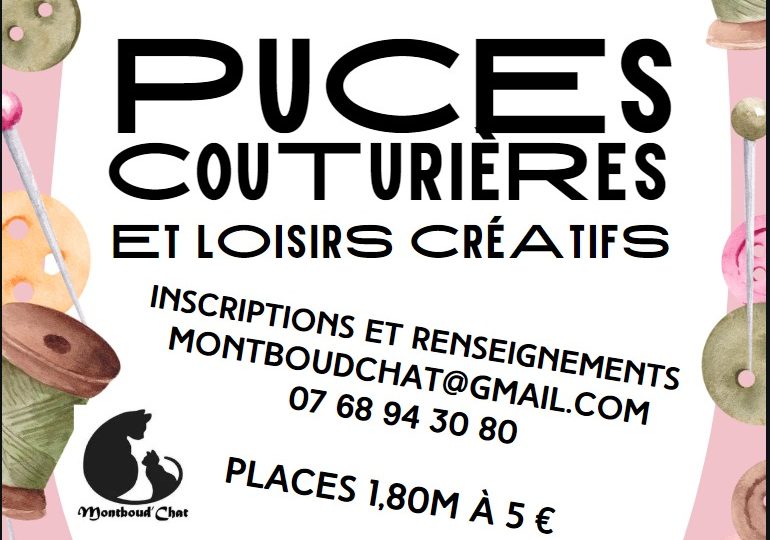 Puces des couturières et Vide Tiroirs – Loisirs Créatifs à Sauzet - 0